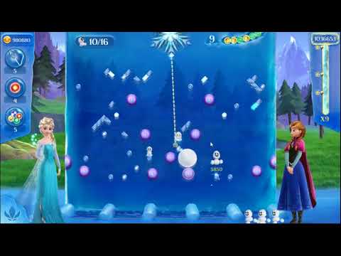 Frozen Free Fall: Icy Shot Level 289 - NO BOOSTERS ☃☃☃