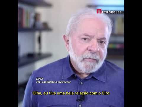 Lula sobre Ciro Gomes: \Est&aacute; precisando de um calmante\