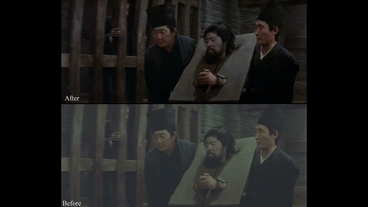 EXECUTION IN AUTUMN Before & After Restoration Comparison