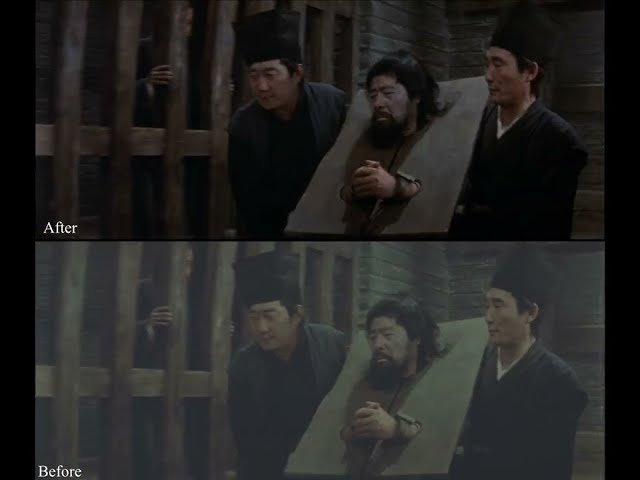 EXECUTION IN AUTUMN Before & After Restoration Comparison