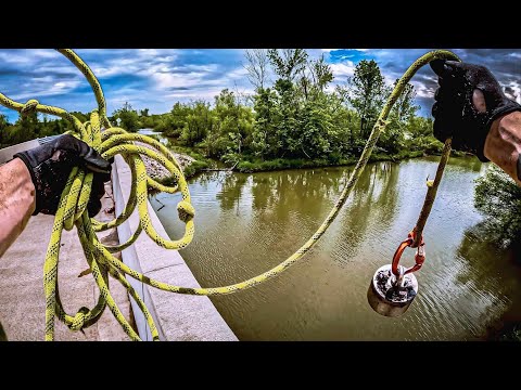 They Warned Us Not To Toss Our Giant Magnets Here!! Now We No Why!! (Magnet Fishing)