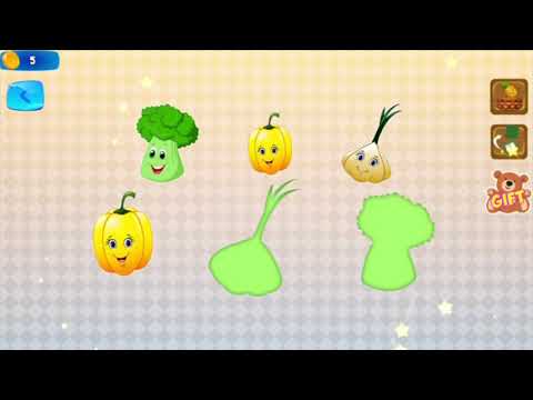 Solve Food Puzzle For Preschool Toddlers Video