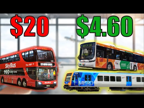 How to get from Melbourne Airport to the CBD for CHEAP!! (Less than $5)