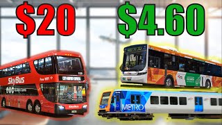 How to get from Melbourne Airport to the CBD for CHEAP!! (Less than $5)