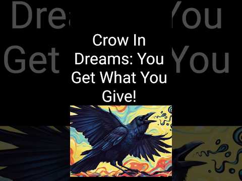 Did You See A Crow In Dreams? Click To Know What It Means! #shorts