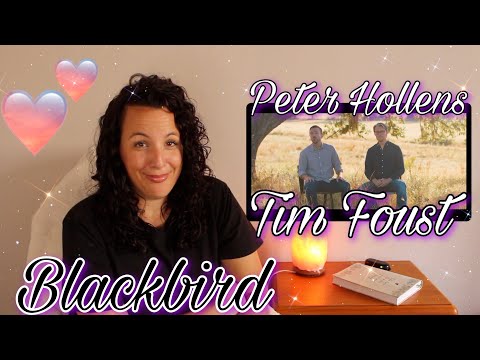 Reacting to Peter Hollens feat  Tim Foust | Blackbird   | So IN LOVE!! ❤️❤️❤️