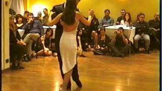 Roberta BECCARINI y Pablo Valentin MOYANO alla Milonga CORAZON TANGUERO