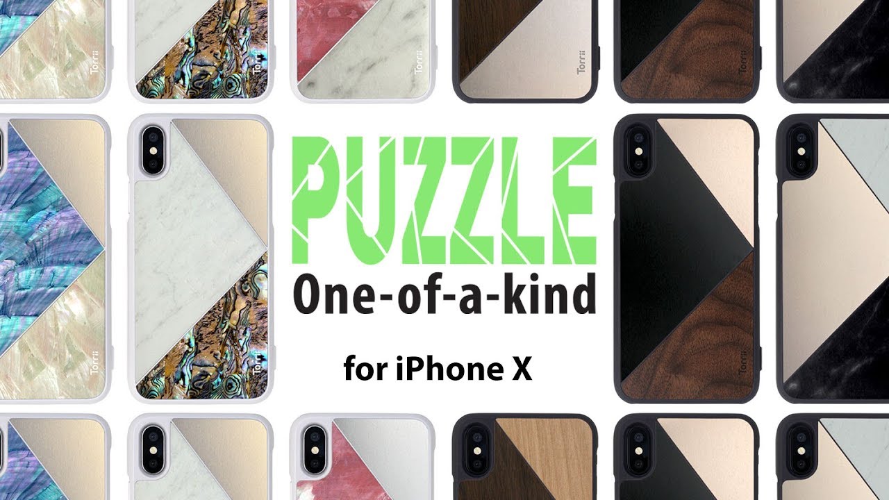 Puzzle // Maple + Walnut + Gold // iPhone X video thumbnail