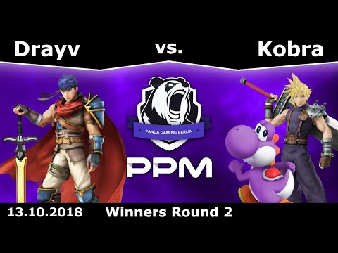 Big PPM X - Drayv (Ike) Vs. Kobra (Cloud, Yoshi) - Winners Round 2