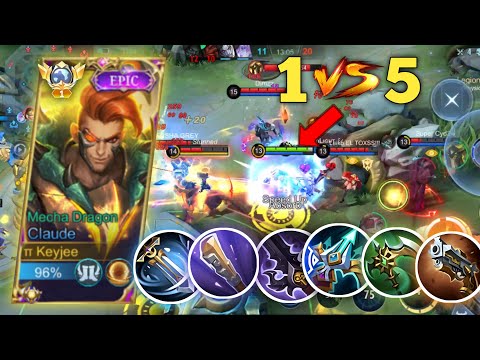 Montoon Wajib Ban Claude, Build Full Damage ini Bikin Claude Jadi Hero Comeback di Immortal | MLBB