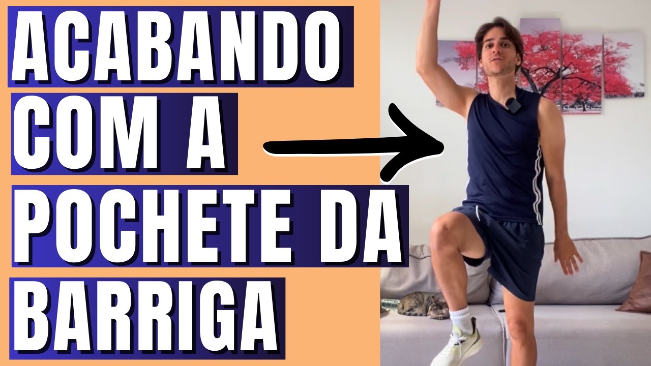 Acabando com a pochete da barriga em casa