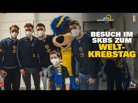 Special visit for World Cancer Day 🦁💙💛