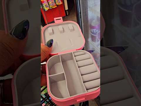 Part of a video titled New Travel Jewelry boxes At Dollar Tree #dollartree ... - YouTube