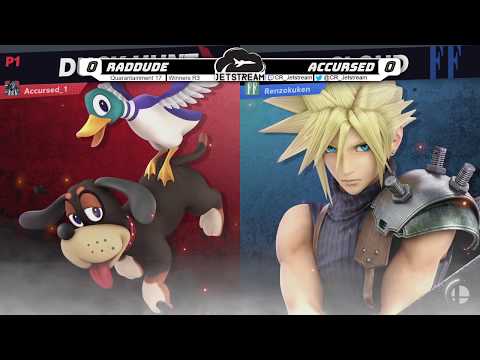 Quarantainment 17 Winners R3 - RadDude (Cloud) Vs. Accursed (Duck Hunt) Smash Ultimate - SSBU