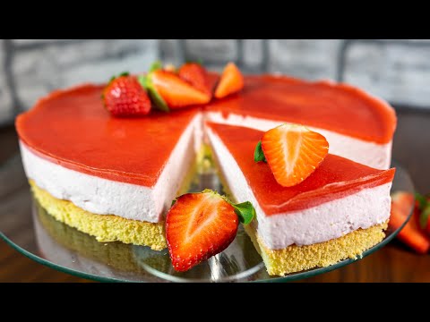 Ohne Blim Blam! Erstaunlich einfache Erdbeer Sahne Torte, die jeder kann