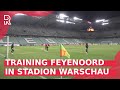 Feyenoord TRAINT in WARSCHAU voor duel van donderdag met SHAKHTAR Donetsk in Europa League