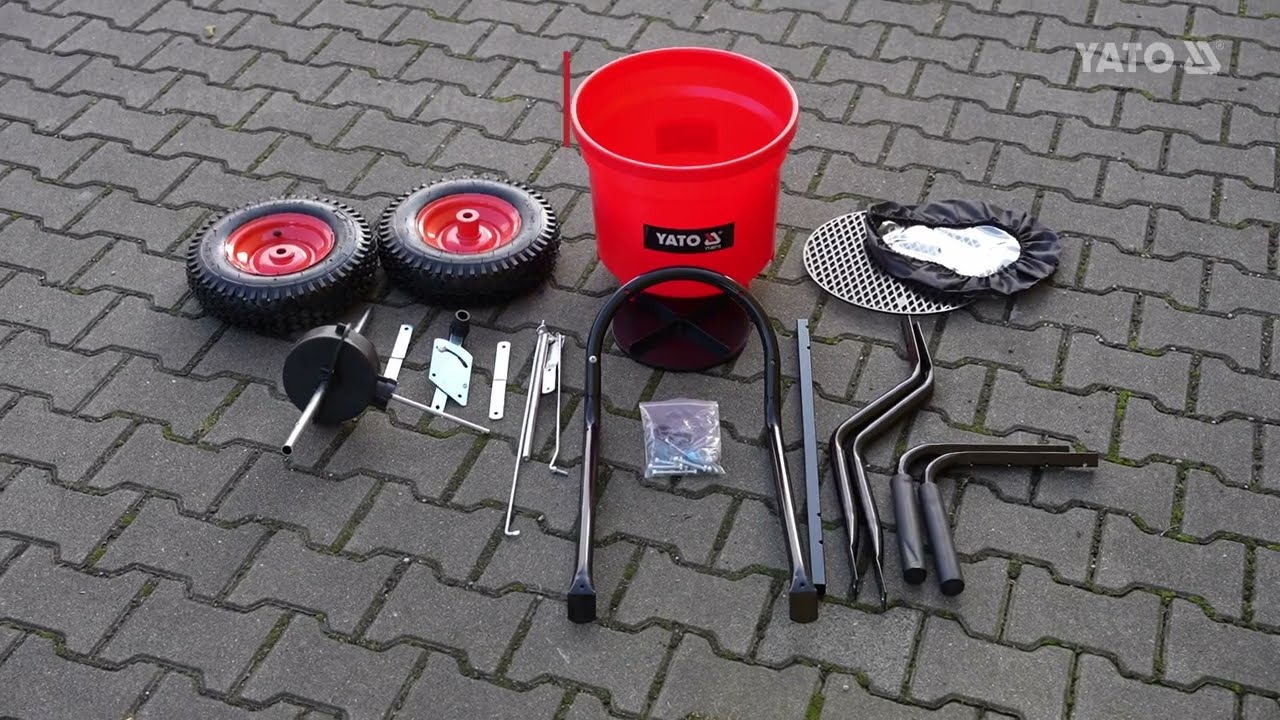 Siewnik / rozrzutnik ogrodowy YT-86715 - Instrukcja złożenia
