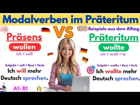 Modalverben im Präteritum einfach erklärt 🧠 | 100 Beispiele aus dem Alltag