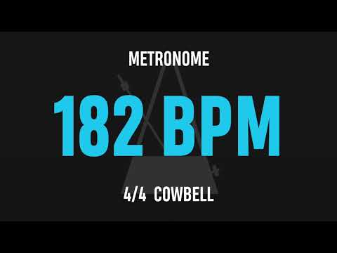 182 BPM 4/4 - Best Metronome (Cowbell)