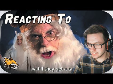 Reacting to Gandalf vs Dumbledore Epic Rap Battles of History