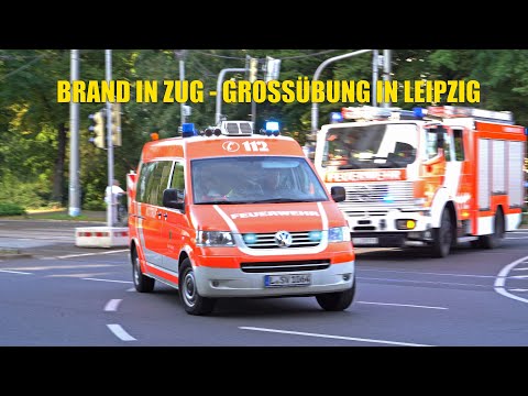 |Brennt Zugtoilette in Leipziger Bahnhof| Feuerwehr, Kat-Schutz, Rettungsdienst, LVB im Einsatz
