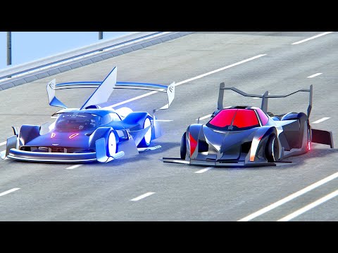 Devel Sixteen GTR-S vs Aston Martin Black Nightmare - Drag Race 20 KM