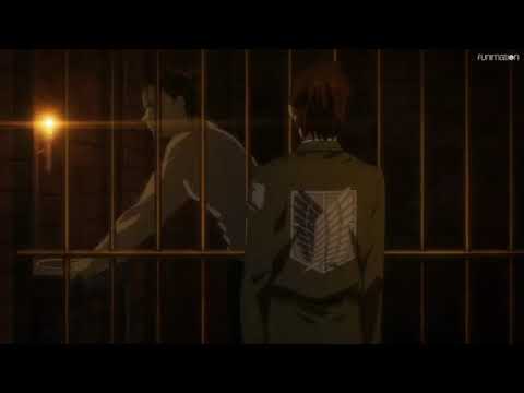 eren confronta hange (DUBLADO) eren na prisao