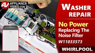 Washer Not Powering Up - Noise Filter Issues - Factory Technician Diagnostic & Repair