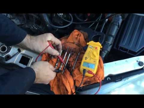 Two ways to test diesel glow plugs