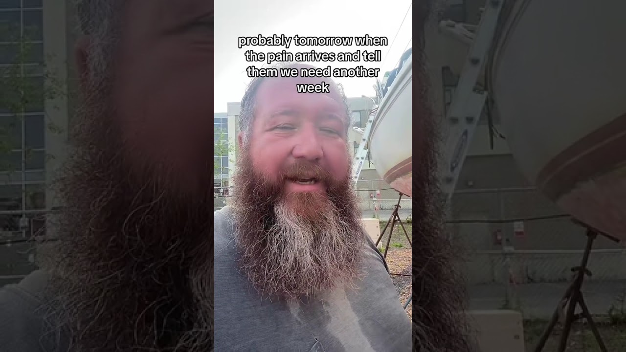 Slow and steady sanding progress