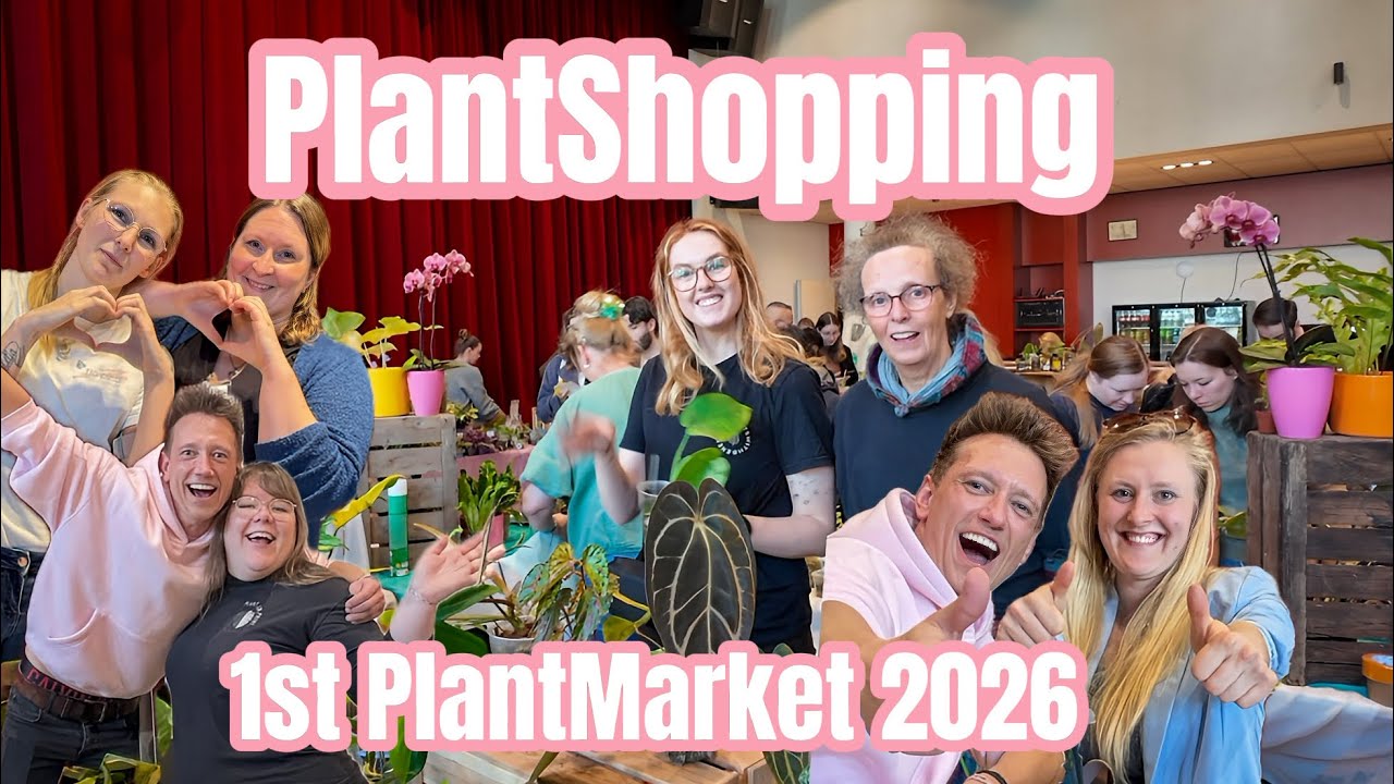 🪴 Come Plant Shopping with me 🪴 on the first PlantMarket 2026