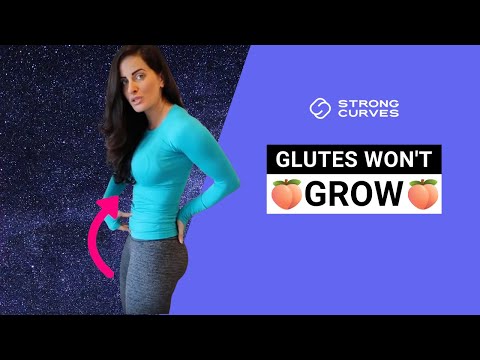 WHY YOUR GLUTES WON'T GROW (3 ways to fix it!) Video