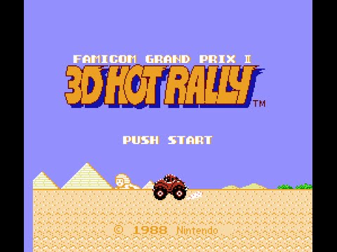 NES Longplay [347] Famicom Grand Prix II: 3D Hot Rally (3D) (JP)
