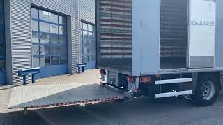 DAF CF 250 / TUV:09-06-2027 / BIG PLATFORM 2000 KG / SIDE DOOR / AIR skapbil | Bilde 4 - Autoline