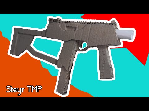 Como hacer un Steyr TMP de cartón
