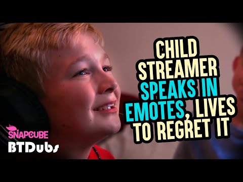 SnapCube: Child Streamer SPEAKS IN EMOTES, Lives To Regret It (BTDubs Supercut)