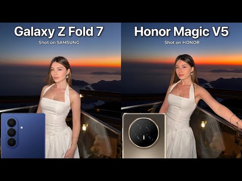 Samsung Galaxy Z Fold 7 Vs Honor Magic V5 Camera Test Comparison