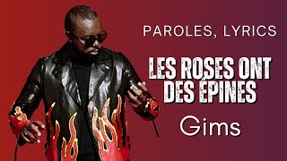 Gims - Les roses ont des épines (Paroles, Lyrics ⋆ Visualizer)