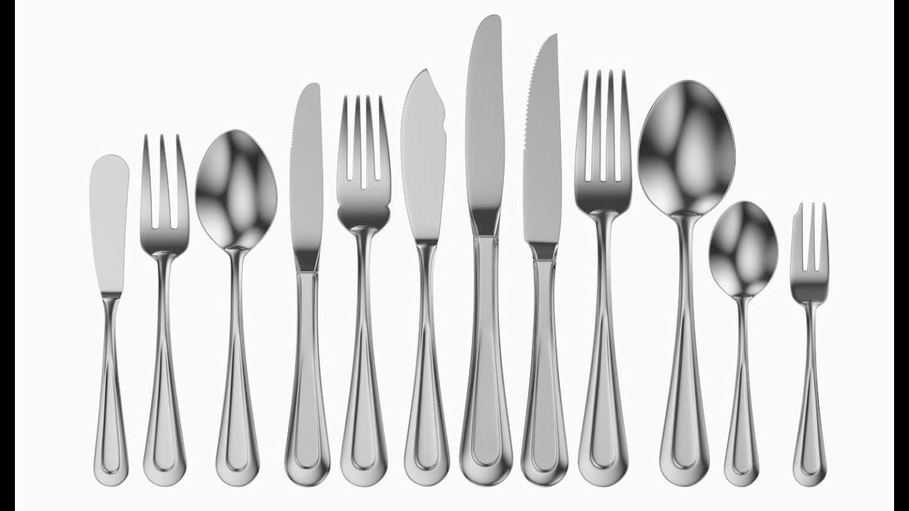 Talheres Cl&aacute;ssicos 12 Pe&ccedil;as COLE&Ccedil;&Atilde;O Modelo 3D