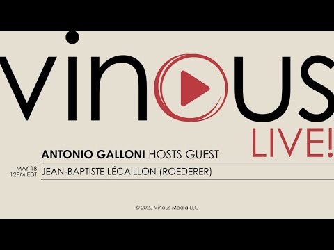 Vinous Live! with Jean-Baptiste Lécaillon (Roederer)