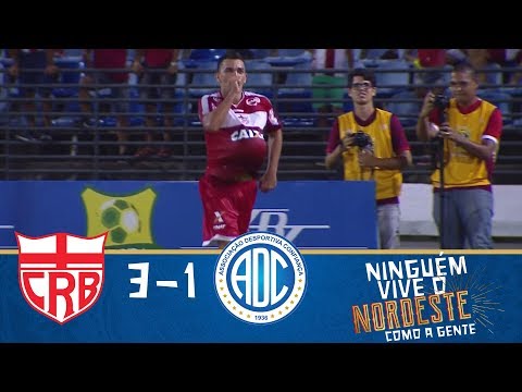 CRB 3 x 1 Confiança - Copa do Nordeste 2018