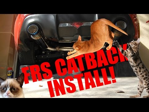 How to install Spec-D Tuning Catback Exhaust on FRS