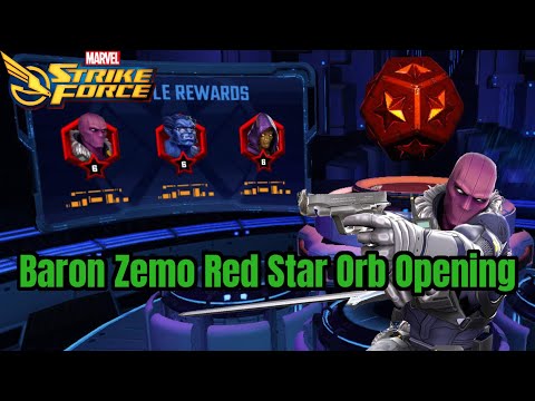 Baron Zemo Red Star Orb Opening | Marvel Strike Force - MSF