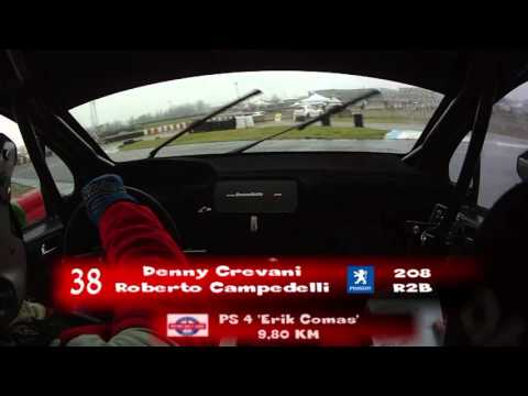 Cameracar Motors Rally Show Pavia 2016 Crevani-Campedelli 208 R2B 3°di classe - PS4