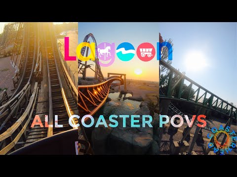 Lagoon {All Coasters} POV’s 2022 4K 60fps
