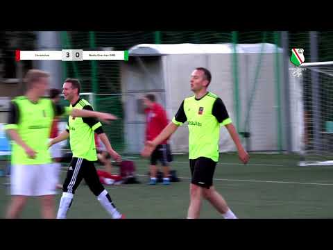 Skrót meczu 5 kolejki. Canarinhos - Media Direction OMD (Legia Biznes Cup Wiosna 2018)