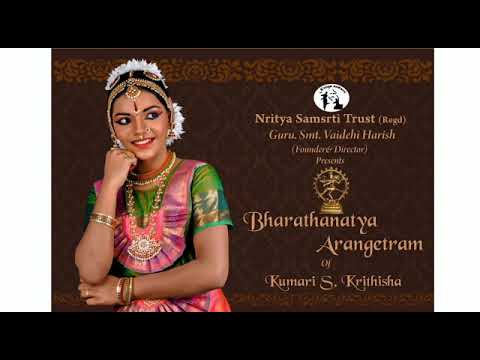 Bharatanatya Arangetram Promo |Krithiksha|Nritya Samsrti