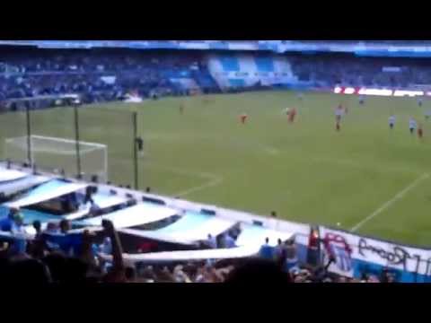 "Penal - Hinchada de Racing 1 Independiente 0 - El gol - Penal desde la tribuna" Barra: La Guardia Imperial • Club: Racing Club