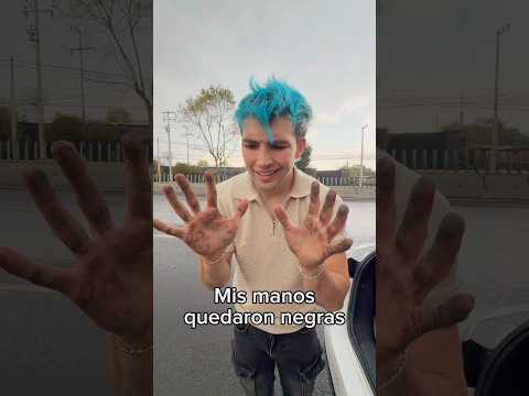 Se me ponchó la llanta del coche😭🚗😫