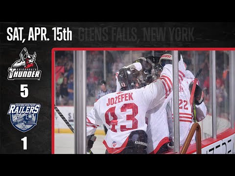 4/15/23 Adirondack Thunder 5 - Worcester Railers 1